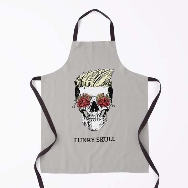 Item preview, Funky skull with flowery eyes designed and sold by Delicarte.