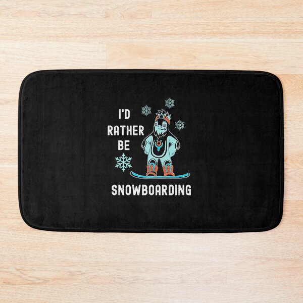 Item preview, Id Rather Be Snowboarding, Snowboarding Fan designed and sold by SportyDogShop.