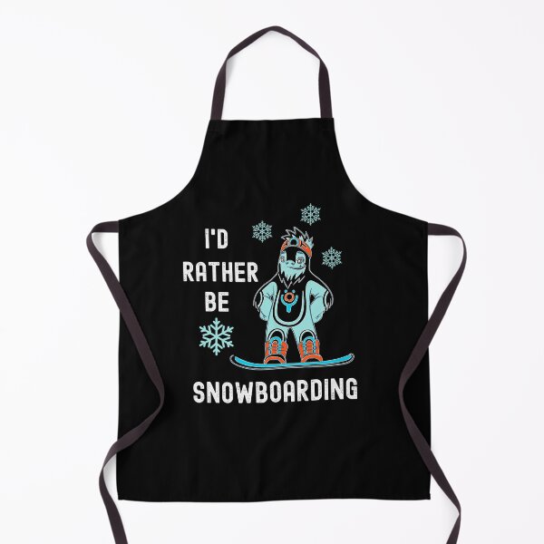 Item preview, Id Rather Be Snowboarding, Snowboarding Fan designed and sold by SportyDogShop.