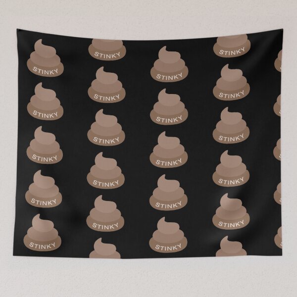 Item preview, uh oh stinky poopy saying joke in brown designed and sold by ItsMemeMachine.