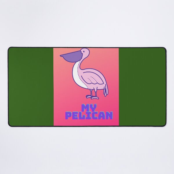 Item preview, My Pelican in Pinkish background with Big Beaks designed and sold by ThamaraiSelvi.