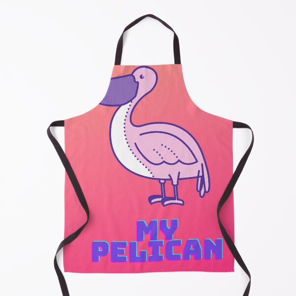 Item preview, My Pelican in Pinkish background with Big Beaks  designed and sold by ThamaraiSelvi.
