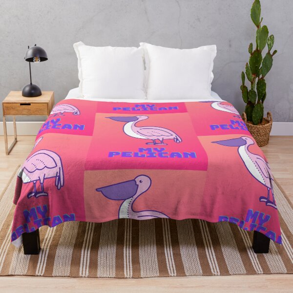 Item preview, My Pelican in Pinkish background with Big Beaks  designed and sold by ThamaraiSelvi.