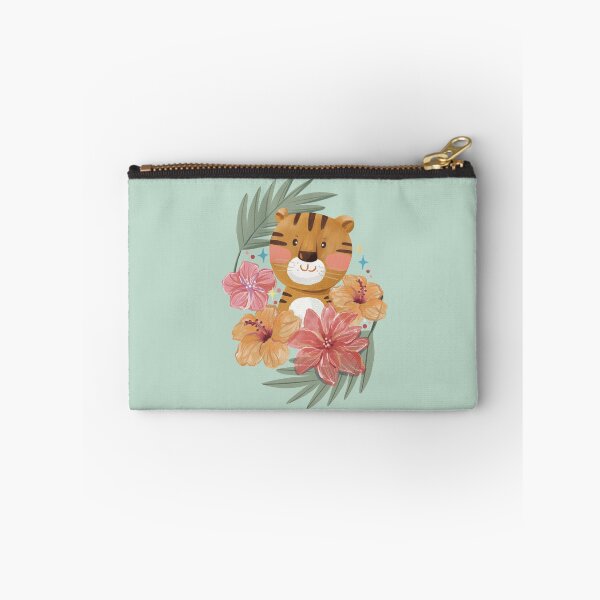 Item preview, Tiger With Hibiscus Flower designed and sold by Yunipop.