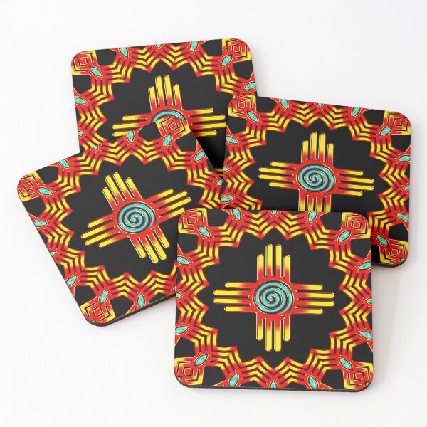 Item preview, Zia Sun, Symbol, Spiral, New Mexico, Flag designed and sold by nitty-gritty.