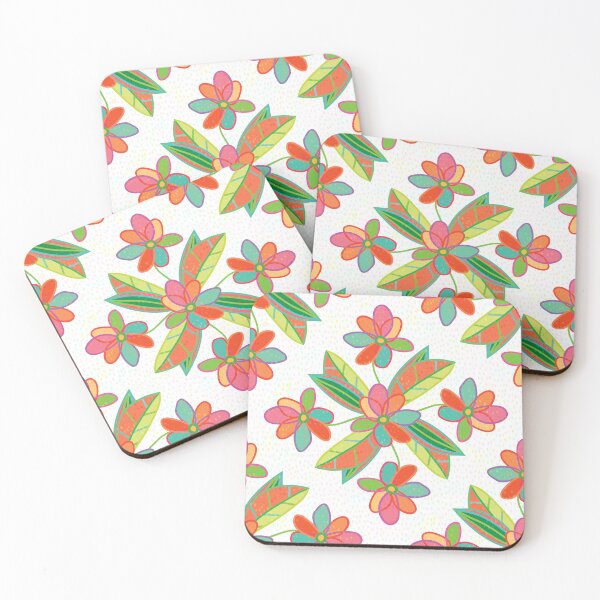 Item preview, Festive Floral Diamonds Light (pattern) designed and sold by PaisleyMcNoodle.