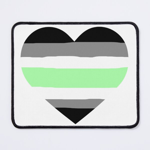Item preview, Agender Pride Flag Heart designed and sold by TheKryomancer.