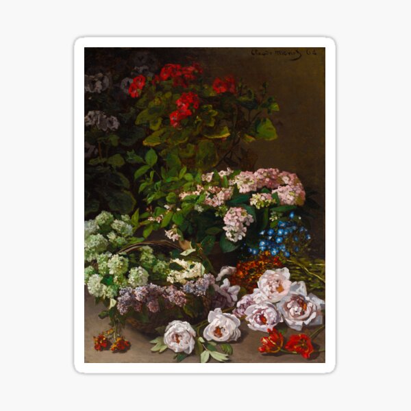 Item preview, CLAUDE MONET HD - Spring Flowers (1864) designed and sold by gologodesigns.