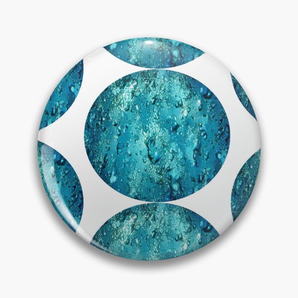 Item preview, Colorful February pattern in small blue droplet rounded designed and sold by Bekindtome.