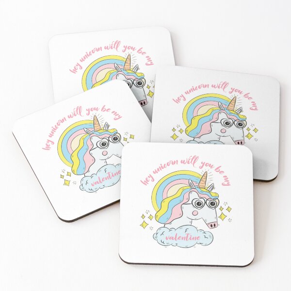 Item preview, ⭐⭐⭐⭐⭐4.9 - Hey UNICORN will you be my VALENTINE, a cute unicorn lovers shirt for celebrating the valentine with colors and flowers designed and sold by kind4you.