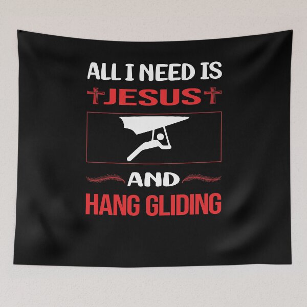 Item preview, Funny Jesus Hang Gliding Glider designed and sold by FifineCroteau.