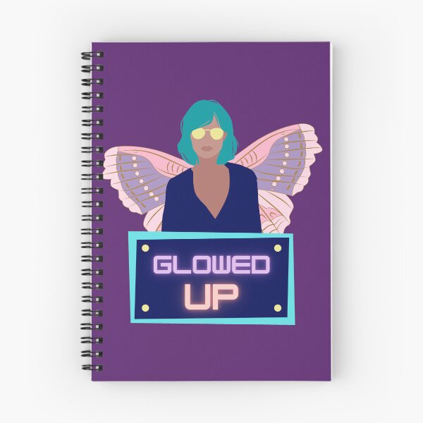 Item preview, Glowed Up - Alas de hadas de mariposa moradas y rosas designed and sold by Quirkdom.