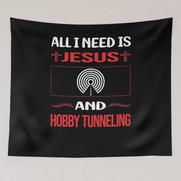 Item preview, Funny Jesus Hobby Tunneling designed and sold by FifineCroteau.