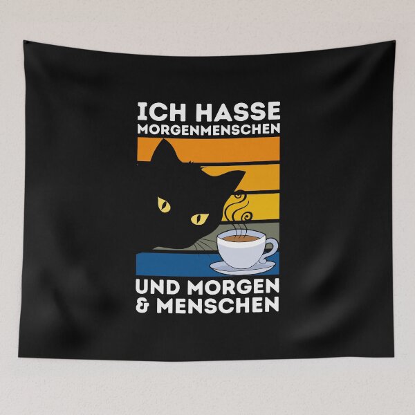 Item preview,  Ich Hasse Morgenmenschen Und Morgen & Menschen designed and sold by DAFIN.