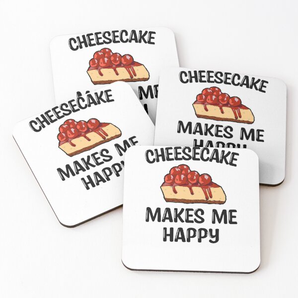 Item preview, Cheesecake makes me happy designed and sold by Mr Wolf.