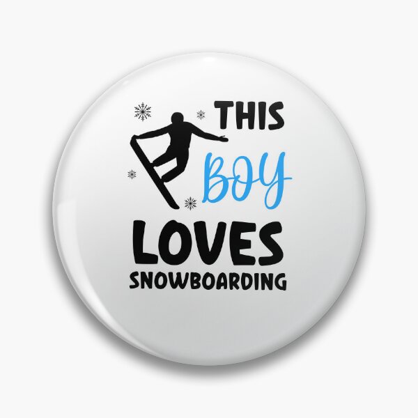 Item preview, This Boy Loves Snowboarding, Snowboarding Fan designed and sold by SportyDogShop.