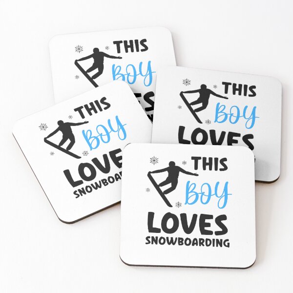 Item preview, This Boy Loves Snowboarding, Snowboarding Fan designed and sold by SportyDogShop.