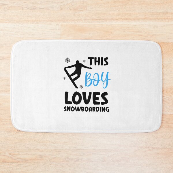 Item preview, This Boy Loves Snowboarding, Snowboarding Fan designed and sold by SportyDogShop.