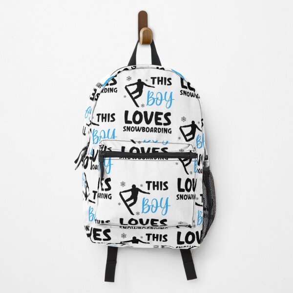 Item preview, This Boy Loves Snowboarding, Snowboarding Fan designed and sold by SportyDogShop.