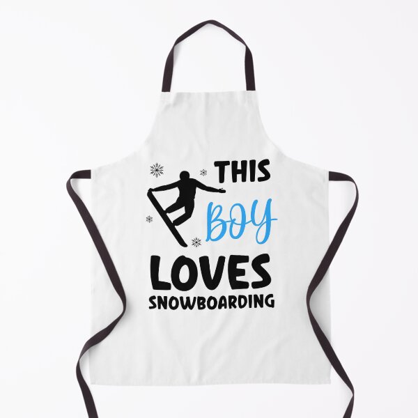 Item preview, This Boy Loves Snowboarding, Snowboarding Fan designed and sold by SportyDogShop.