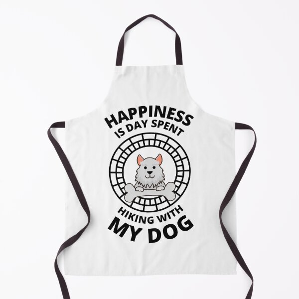 Item preview, Happiness Is A Day Spent Hiking With My Dog, outdoor adventure, designed and sold by oufa.