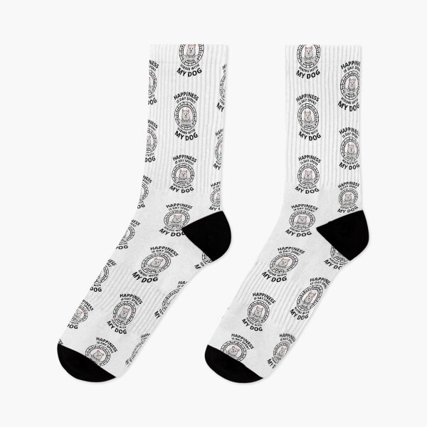 Item preview, Happiness Is A Day Spent Hiking With My Dog, outdoor adventure,  designed and sold by oufa.