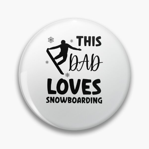 Item preview, This Dad Loves Snowboarding, Snowboarding Dad designed and sold by SportyDogShop.