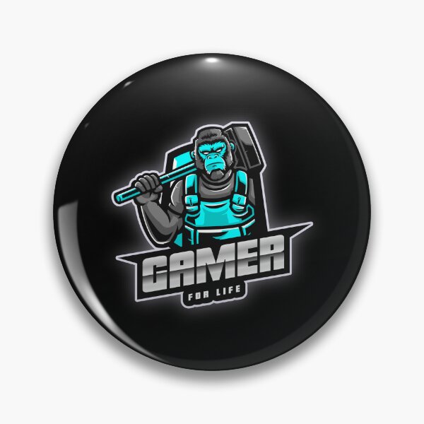 Item preview, Gamer for Life with Blacksmith Ape designed and sold by PRIVARSHU.