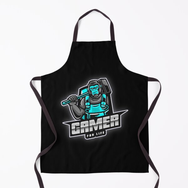 Item preview, Gamer for Life with Blacksmith Ape designed and sold by PRIVARSHU.