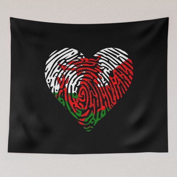Item preview, Wales Love Heart Welsh Is In My DNA designed and sold by juvajay.