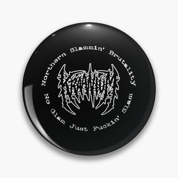 Pin Button Badge Ø25mm Logo Dismenber Death Metal 