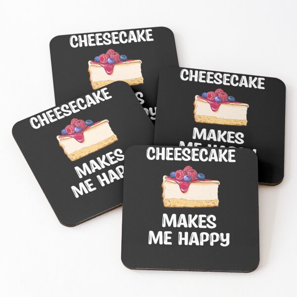 Item preview, Cheesecake makes me happy designed and sold by Mr Wolf.