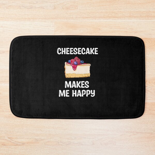 Item preview, Cheesecake makes me happy designed and sold by Mr Wolf.
