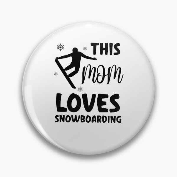 Item preview, This Mom Loves Snowboarding, Snowboarding Mom designed and sold by SportyDogShop.