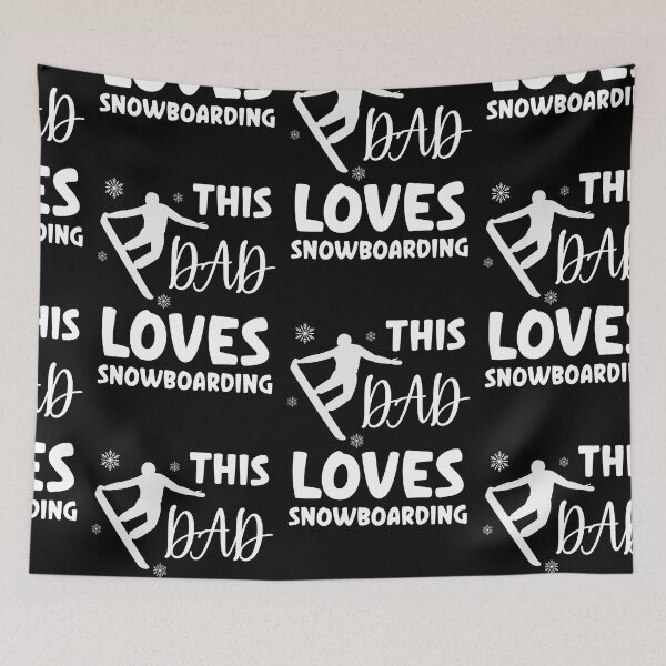 Item preview, This Dad Loves Snowboarding, Snowboarding Dad designed and sold by SportyDogShop.