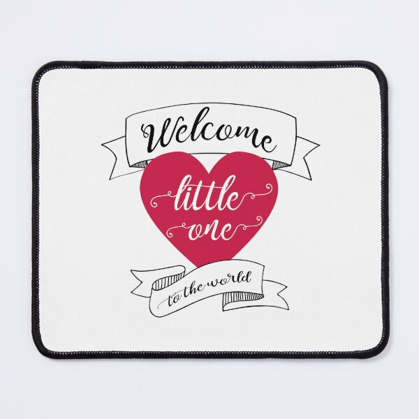 Welcome Little One Baby shower pregnancy announcement events design   Essential T-Shirt for Sale by ZenDesigner