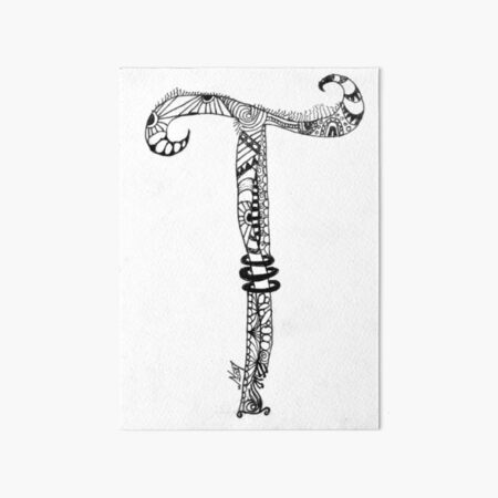 Zentangle Giraffe Art Board Print for Sale by ScribblenStuf