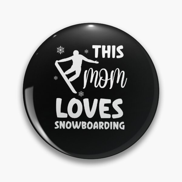 Item preview, This Mom Loves Snowboarding, Snowboarding Mom designed and sold by SportyDogShop.