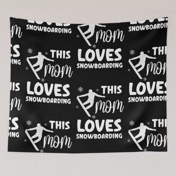 Item preview, This Mom Loves Snowboarding, Snowboarding Mom designed and sold by SportyDogShop.