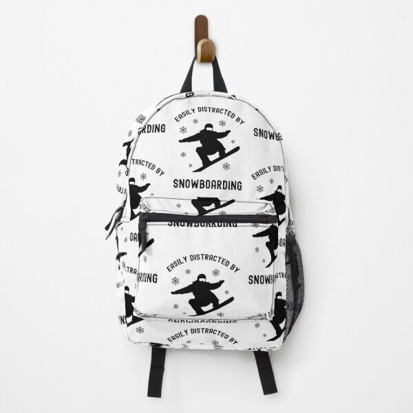 Item preview, Easily Distracted By Snowboarding, Snowboarding Fan designed and sold by SportyDogShop.