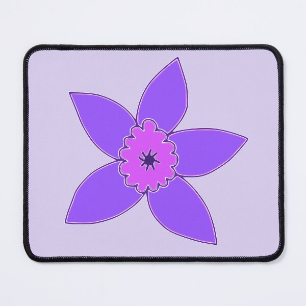 Item preview, Single purple flower designed and sold by SketchZeit.