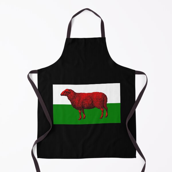 Item preview, Funny Wales Welsh Sheep Flag designed and sold by juvajay.