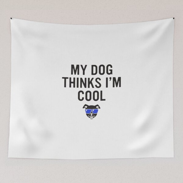 Item preview, Mi perro piensa que soy genial camisetas lindas designed and sold by BeFaCtO.
