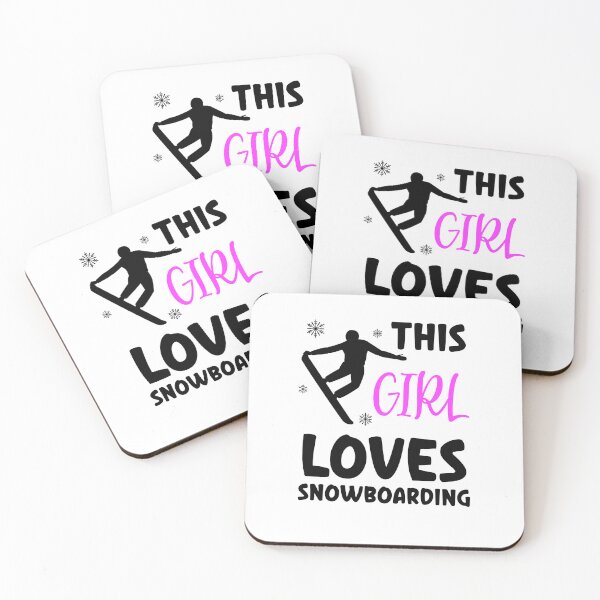 Item preview, This Girl Loves Snowboarding, Snowboarding Girl designed and sold by SportyDogShop.