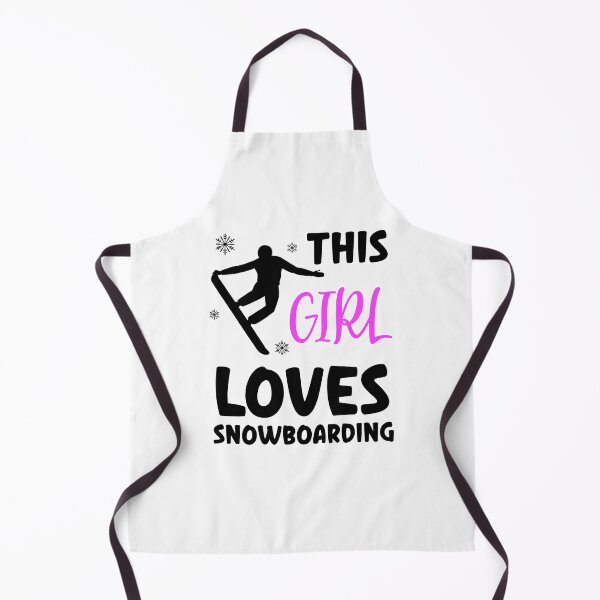 Item preview, This Girl Loves Snowboarding, Snowboarding Girl designed and sold by SportyDogShop.