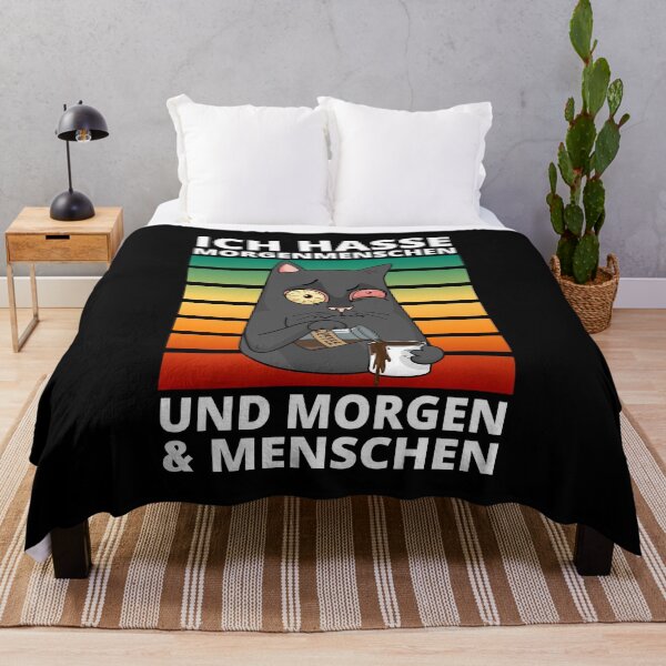 Item preview, Ich Hasse Morgenmenschen Und Morgen & Menschen designed and sold by DAFIN.
