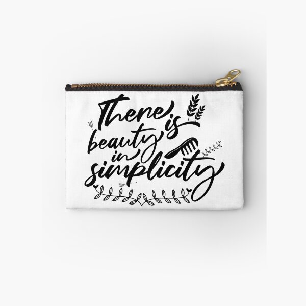Item preview, There is Beauty in Simplicity Quote Collection Black Version  designed and sold by NasMansouri.