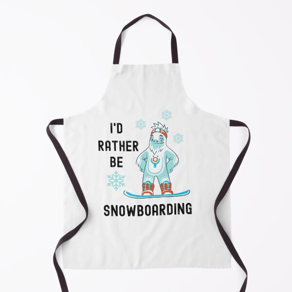 Item preview, Id Rather Be Snowboarding, Snowboarding Fan designed and sold by SportyDogShop.