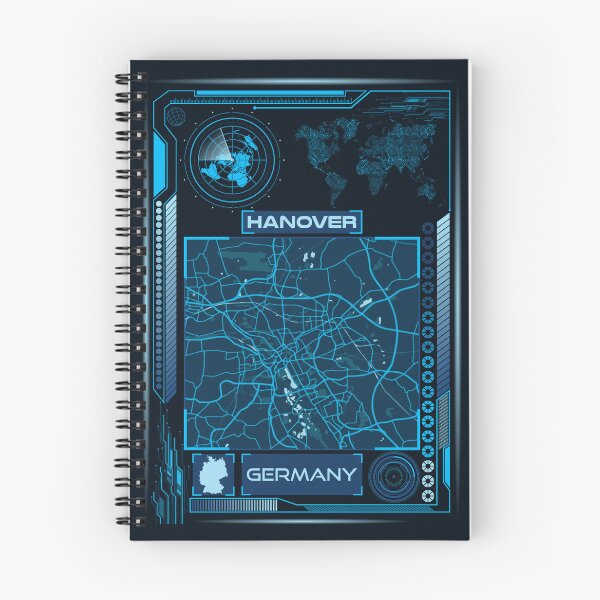 Item preview, HANOVER MAP GERMANY designed and sold by hatimelhag.