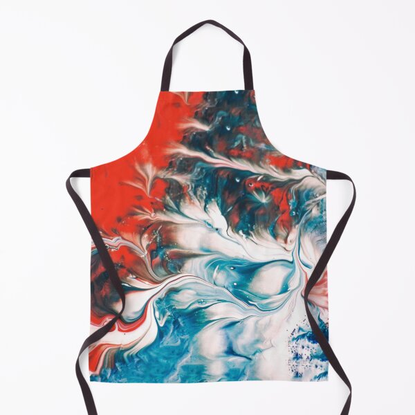 Item preview, Peinture Abstraite Rouge Blanc Et Bleu designed and sold by CAT-LUVERS.